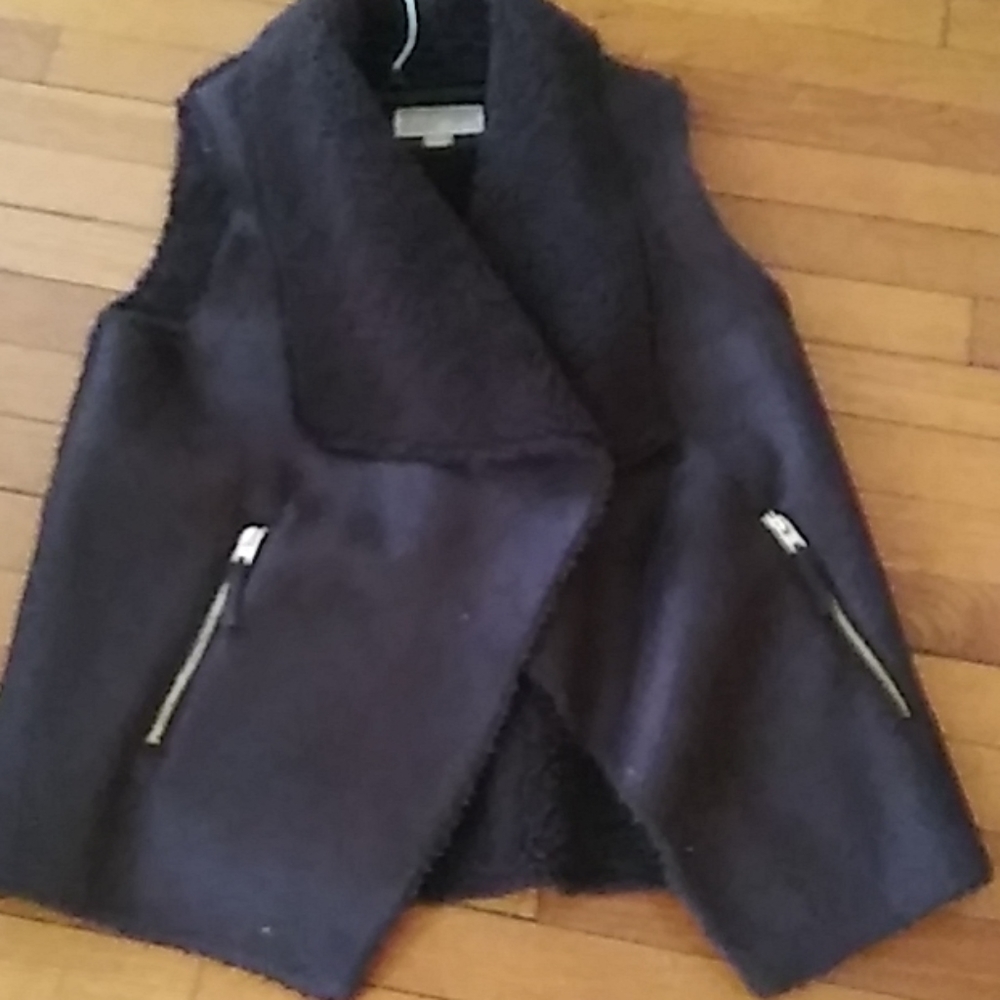 Michael Kors women's Sherpa lined vest
